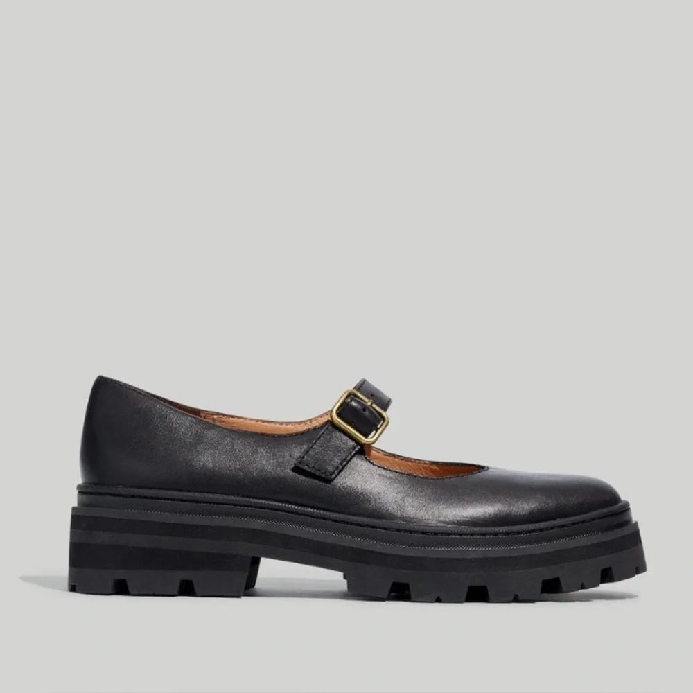 Madewell Black Mary Jane Platform Shoes - Picture 14 of 14